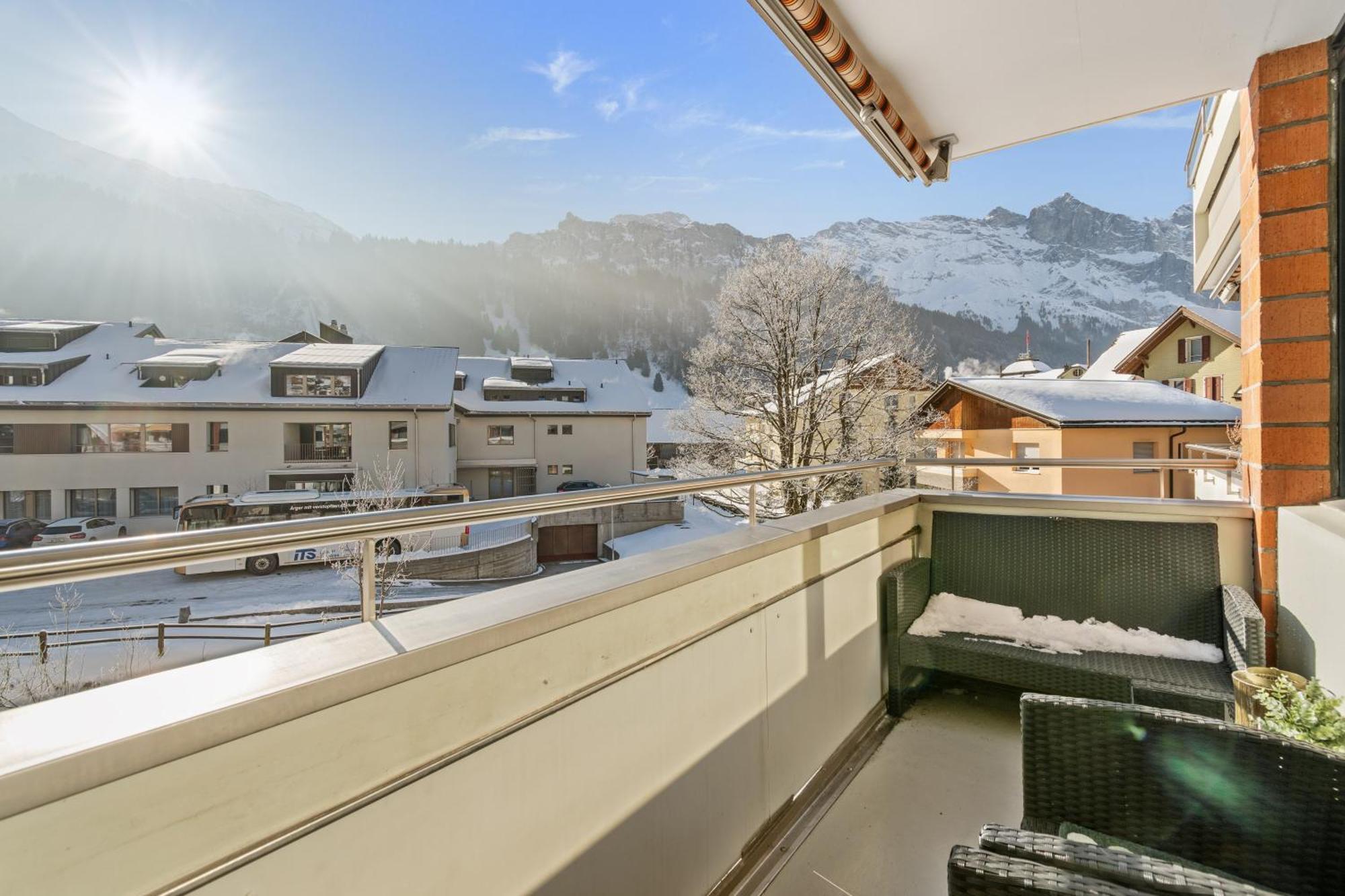 Studio Mit Bergblick Titlis, Luzern, Pilatus, See Engelberg Exteriér fotografie